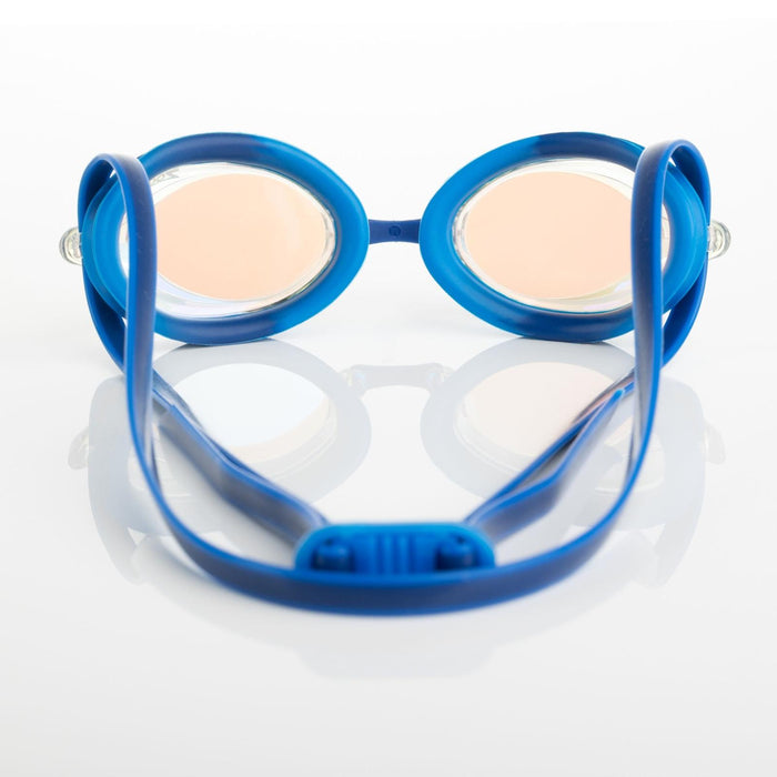 Swimming Goggles Racer Titanium Blue-Light Mirrored-Clear Lenses Zoggs 461112BLLBMCL