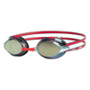 Swimming Goggles Racer Titanium Grey-Red Mirrored-Gold Lenses Zoggs 461112GYRDMGD
