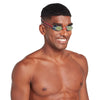 Swimming Goggles Racer Titanium Grey-Red Mirrored-Gold Lenses Zoggs 461112GYRDMGD
