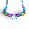 Swimming Goggles Racer Titanium Violet-Turquoise Mirrored-Blue Lenses Zoggs 461112VITQMBL