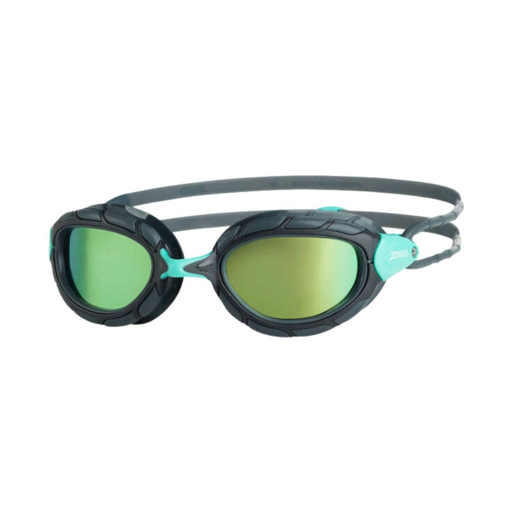Swimming Goggles Predator Titanium Reactor Grey-Turquoise Regular Zoggs 461113GYTQRTIR