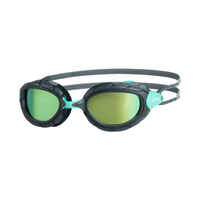 Swimming Goggles Predator Titanium Reactor Grey-Turquoise Small Zoggs 461113GYTQRTIS