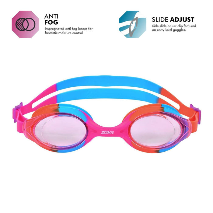 Swimming Goggles Bondi Junior Pink-Orange Tinted-Pink Lenses Zoggs 461301PKORTPK