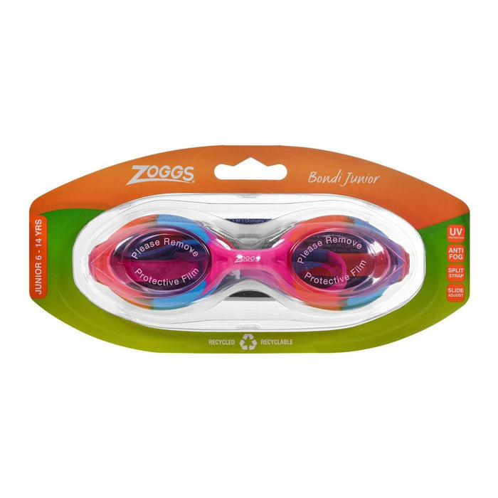Swimming Goggles Bondi Junior Pink-Orange Tinted-Pink Lenses Zoggs 461301PKORTPK