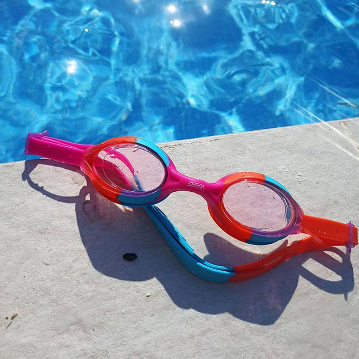 Swimming Goggles Bondi Junior Pink-Orange Tinted-Pink Lenses Zoggs 461301PKORTPK