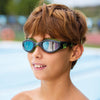 Swimming Goggles Phantom Elite Mirror Junior Black-Lime Mirrored-Smoke Lenses Zoggs 461316BKLMMSM