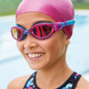 Swimming Goggles Phantom Elite Mirror Junior Pink-Blue Mirrored-Red Lenses Zoggs 461316PKBLMRD