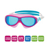 Swimming Mask Phantom Junior Pink-White Tintes-Blue Lenses Zoggs 461317PKWHTBL