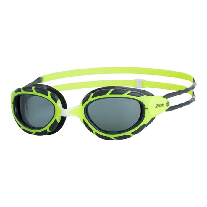 Swimming Goggles Predator Junior Lime-Grey Tinted-Smoke Lenses Zoggs 461319LMGYTSM
