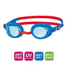 Swimming Goggles Ripper Junior Blue-Red Tinted-Blue Lenses Zoggs 461323BLRDTBL