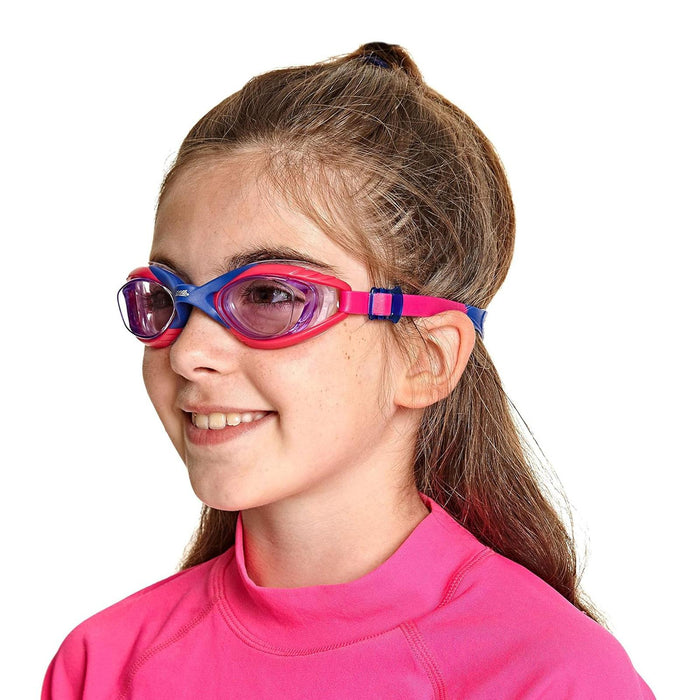 Swimming Goggles Sonic Air 2.0 Junior Blue-Pink Tinted-Purple Lenses Zoggs 461325BLPKTPU