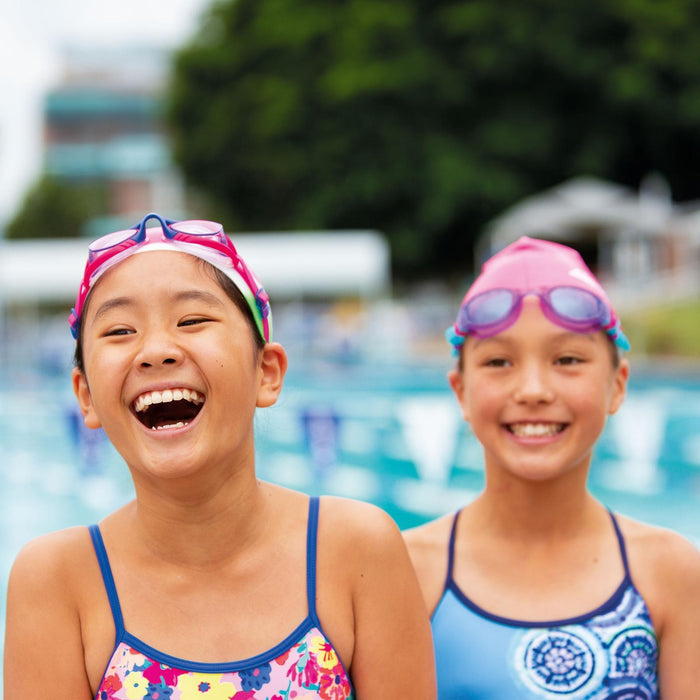 Swimming Goggles Sonic Air 2.0 Junior Blue-Pink Tinted-Purple Lenses Zoggs 461325BLPKTPU