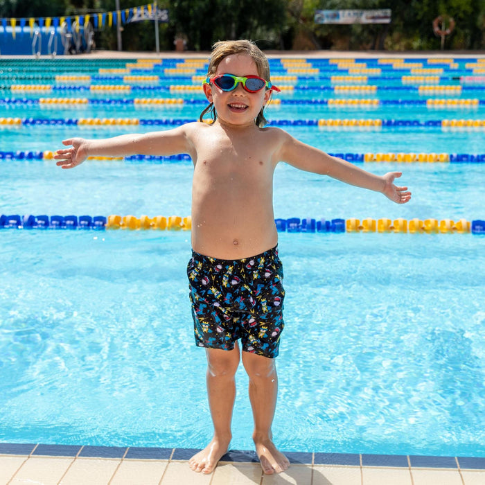 Swimming Goggles Super Seal Junior Red-Blue Tinted-Blue Lenses Zoggs 461327RDBLTBL