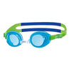 Swimming Goggles Little Ripper Aqua-Green Tinted-Blue Lenses Zoggs 461417AQGNTBL