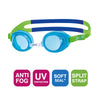 Swimming Goggles Little Ripper Aqua-Green Tinted-Blue Lenses Zoggs 461417AQGNTBL