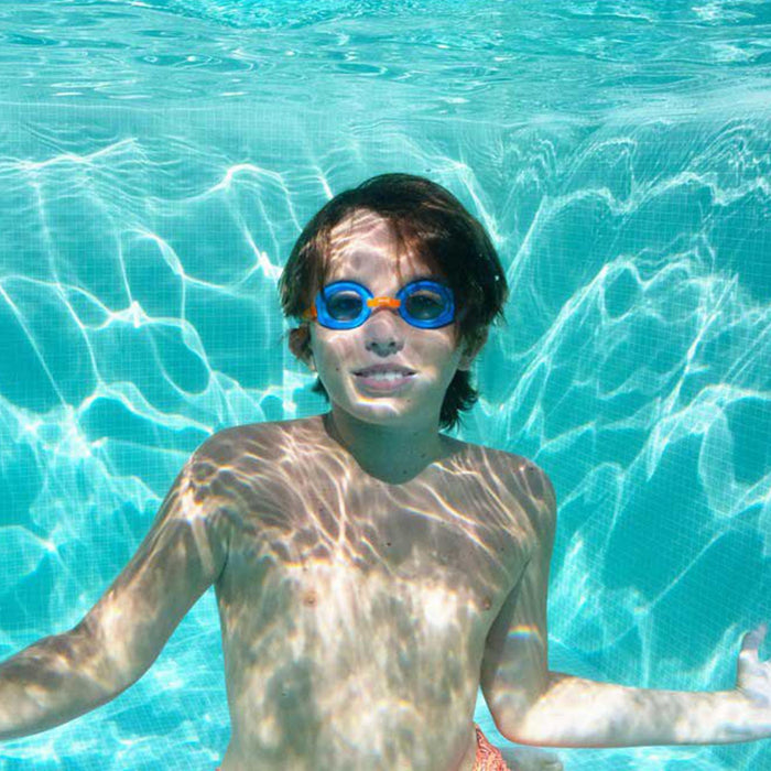 Swimming Goggles Little Ripper Kids Blue-Orange Zoggs 461417BLORCLR