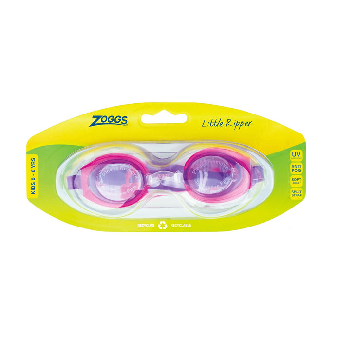 Swimming Goggles Little Ripper Kids Pink-Purple Tinted-Purple Lenses Zoggs 461417PKPUTPU