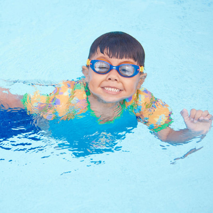 Swimming Goggles Little Sonic Air Kids Blue-Green Tinted-Blue Lenses Zoggs 461418BLGNTBL