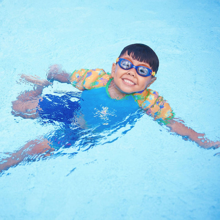 Swimming Goggles Little Sonic Air Kids Blue-Green Tinted-Blue Lenses Zoggs 461418BLGNTBL