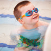 Swimming Goggles Little Sonic Air Kids Blue-Orange Tinted-Blue Lenses Zoggs 461418BLORTBL