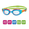 Swimming Goggles Little Sonic Air Kids Blue-Orange Tinted-Blue Lenses Zoggs 461418BLORTBL