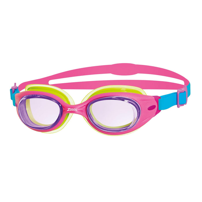Schwimmbrille Little Sonic Air Kinder Pink-Grün Getönte lila Gläser Zoggs 461418PKGNTPU