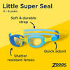 Swimming Goggles Little Super Seal Kids Blue-Yellow Zoggs 461419BLYLCLR