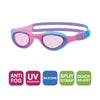 Swimming Goggles Little Super Seal Kids Pink-Purple Tinted-Pink Lenses Zoggs 461419PKPUTPK