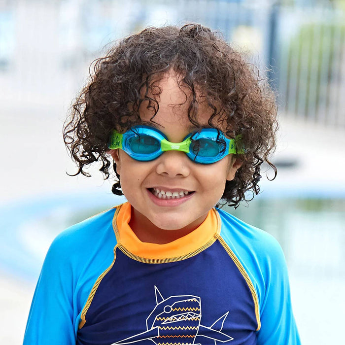 Swimming Goggles Little Twist Kids Blue-Green Tintes-Blue Lenses Zoggs 461421BLGNTBL