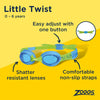 Swimming Goggles Little Twist Kids Blue-Green Tintes-Blue Lenses Zoggs 461421BLGNTBL