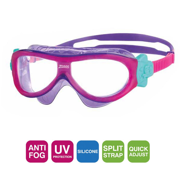 Swimming Mask Phantom Kids Pink-Violet Zoggs 461423PKVICLR