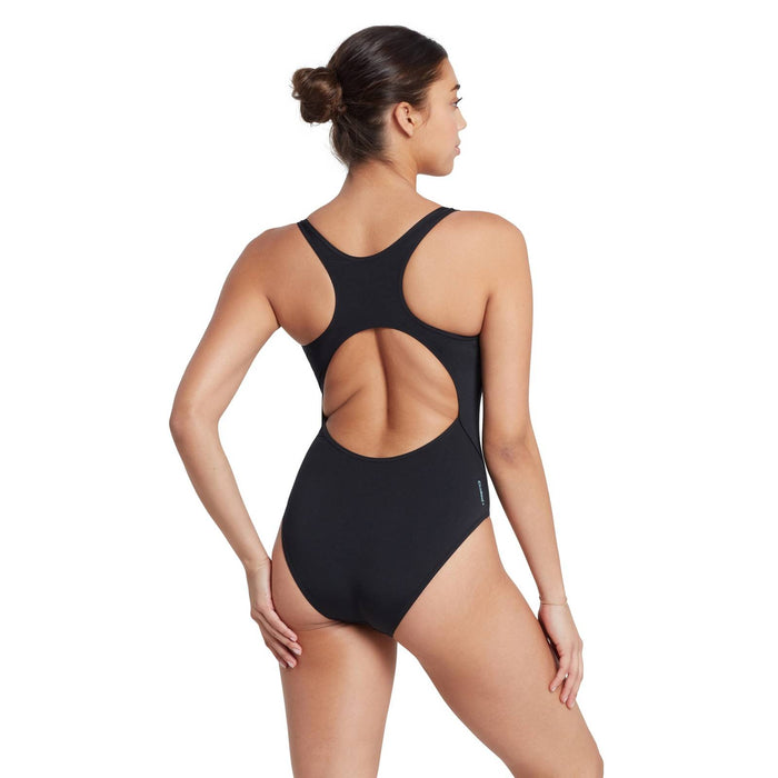 One Piece Swimsuit Cottesloe Powerback Women Black Size 30-XXS Zoggs 462510BK30