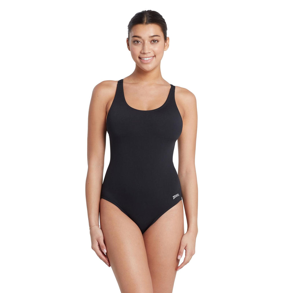 One Piece Swimsuit Cottesloe Flyback Women Black Size 44-XXXL Zoggs 462558BK44