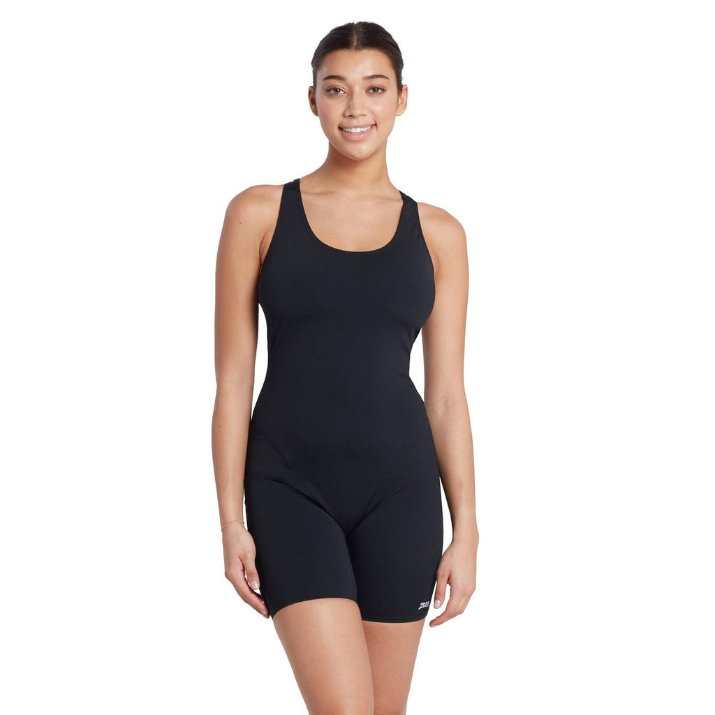 One Piece Cottesloe Legsuit Women Black Size 40-XL Zoggs 462561BK40