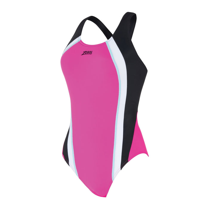 One Piece Swimsuit Toronto Flyback Magenta-Black Size 42-XXL Zoggs 462579MGBK42