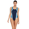 One Piece Swimsuit Toronto Flyback Navy-Light-Blue Size 34-S Zoggs 462579NVLB34
