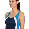 One Piece Swimsuit Toronto Flyback Navy-Light-Blue Size 36-M Zoggs 462579NVLB36