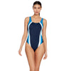 One Piece Swimsuit Toronto Flyback Navy-Light-Blue Size 46-4XL Zoggs 462579NVLB46