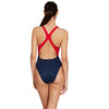 One Piece Swimsuit Toronto Flyback Navy-Red Size 34-S Zoggs 462579NVRD34