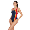 One Piece Swimsuit Toronto Flyback Navy-Red Size 36-M Zoggs 462579NVRD36