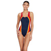 One Piece Swimsuit Toronto Flyback Navy-Red Size 38-L Zoggs 462579NVRD38
