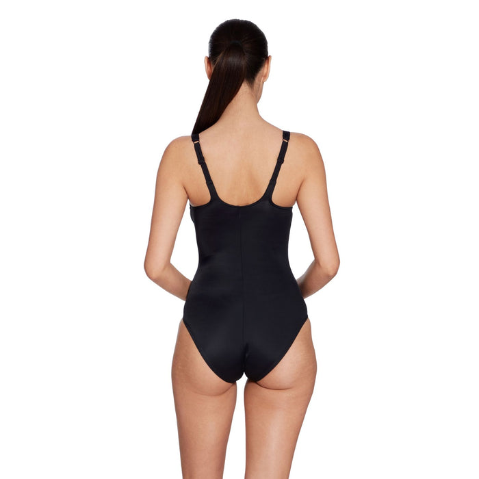 One Piece Swimsuit Sydney U Black-Grey Size 34-S Zoggs 462581BKGY34