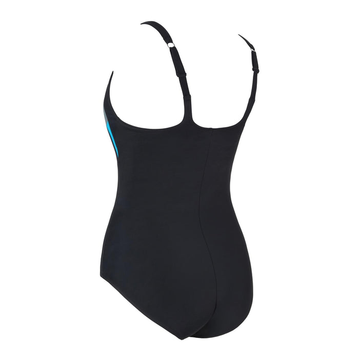 One Piece Swimsuit Sydney U Black-Grey Size 44-XXXL Zoggs 462581BKGY44