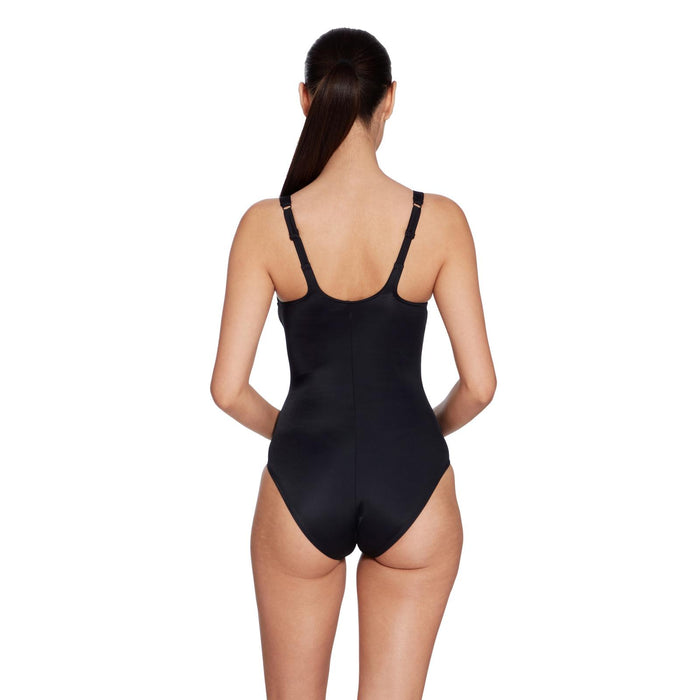 One Piece Swimsuit Sydney U Black-Grey Size 50-6XL Zoggs 462581BKGY50