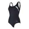 One Piece Swimsuit Sydney U Black-White Size 46-4XL Zoggs 462581BKWH46