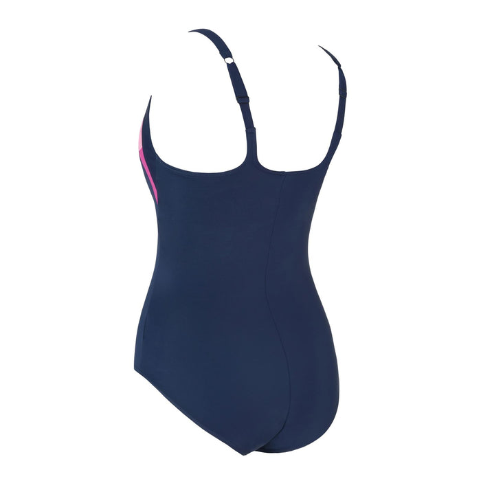 One Piece Swimsuit Sydney U Navy-Pink Size 36-M Zoggs 462581NVPK36