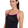 One Piece Swimsuit Kona Triback Black-Magenta Size 38-L Zoggs 462582BKMG38