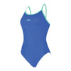 One Piece Swimsuit Kona Triback Royal-Mint Size 28-XXXS Zoggs 462582RYMN28