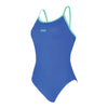 One Piece Swimsuit Kona Triback Royal-Mint Size 30-XXS Zoggs 462582RYMN30