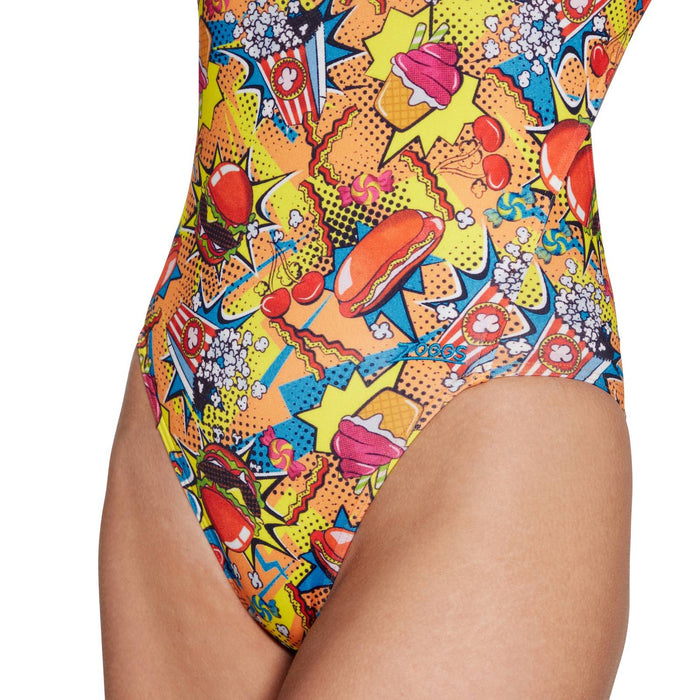 One Piece Swimsuit Printed Rayback E+ Peckish Print Size 28-XXXS Zoggs 462583PECK28
